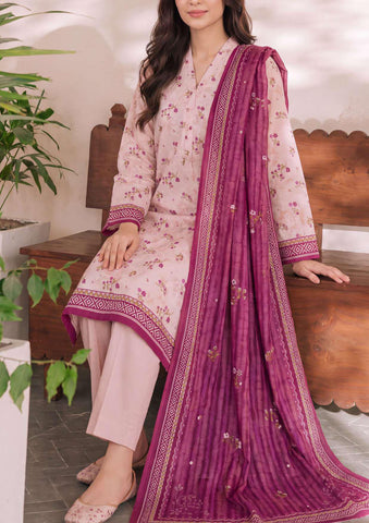 Daman Exclusive by VS Textiles | Printed Cambric 3 Piece Unstitched Suit D-2