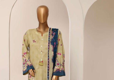Sadabahar – Printed Lawn | 3 Piece Stitched Suit D-1