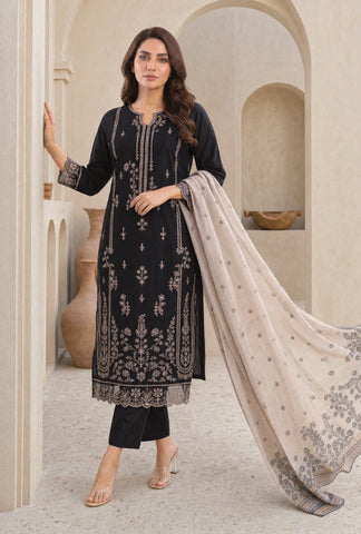 MAHNEER by Tawakkal Fabrics | Embroidered Lawn 3 Piece Unstitched Suit D-2
