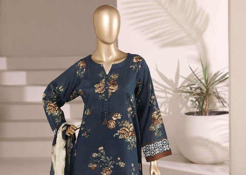 Sadabahar Vol-08 | Printed Lawn 3 Piece Stitched Suit D-1