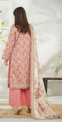 VS DAMAN Exclusive Printed Lawn Unstitched 3 Piece Suit D-24