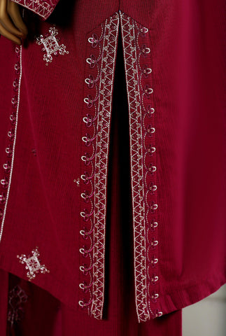 Vybe Co-Ords Emb Premium Winter Cotton Coll Sdabahar D-2