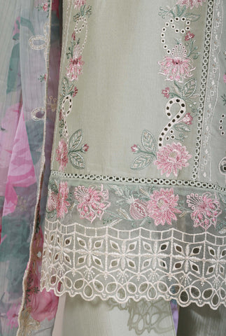 LUXURY EMBROIDERY LAWN FESTIVE 3PIECE STITCHED COLLECTION BY SADABAHAR D-2