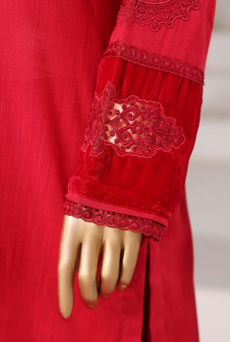 Sadabahar Premium Emb Cross Texture RTW 3 Piece Suit D-2