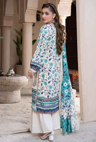 Noori Digital Printed Khaddar Winter Coll 3 Piece Suit By Sobia Waseem D-08