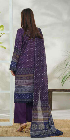 VS DAMAN Exclusive Printed Lawn Unstitched 3 Piece Suit D-25