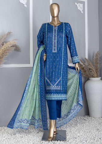 HZ Premium Lawn Emb Cut Work Dupatta VOL-4- Coll:24 D-743