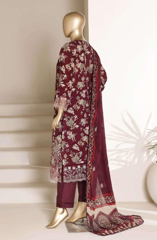 Amyrah by Sadabahar | Embroidered Lawn 3 Piece Stitched Suit D-1