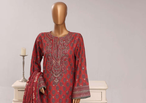 Regal by Sadabahar Vol-3 | Embroidered Lawn 3 Piece Stitched Suit D-1