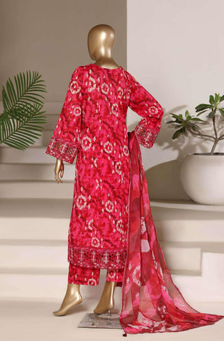 Sadabahar Peplum Luxury | Embroidered Lawn 3 Piece Stitched Suit D-3