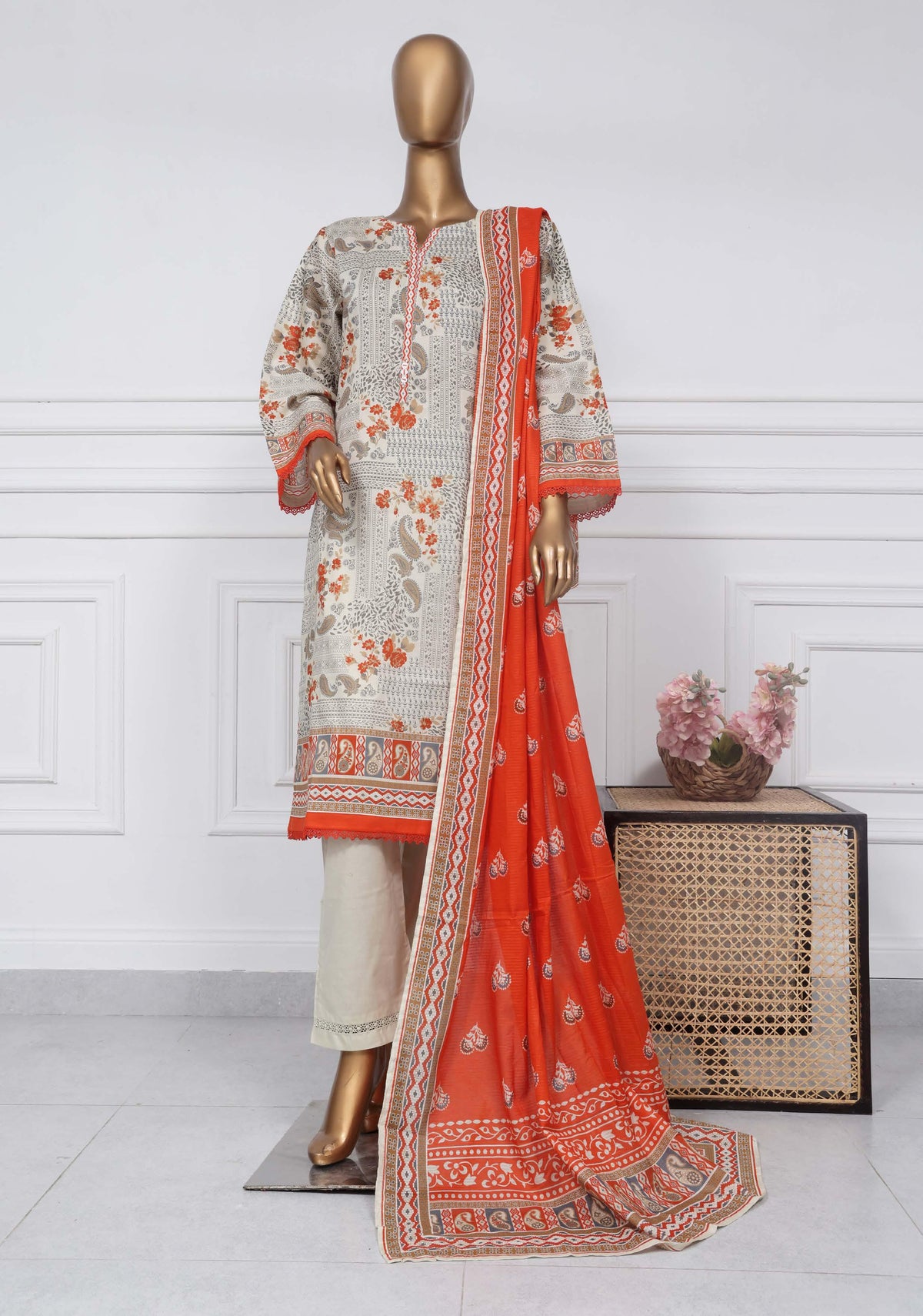 SADABAHAR Printed Collection2025 Lawn Vol-1  D-18