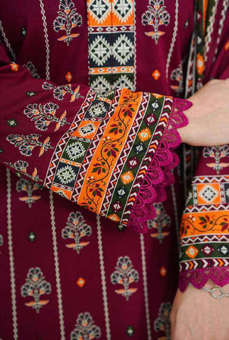 VS DAMAN Exclusive Printed Lawn Unstitched 3 Piece Suit D-26