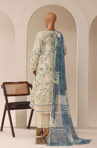 Sadabahar Signature Embroidered Stitched 3 Piece Suit D-1