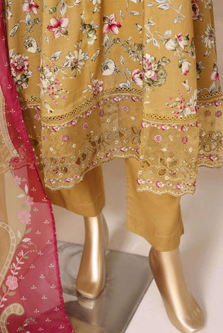 Sadabahar Peplum Embroidered Lawn Stitched 3 Piece Suit D-1