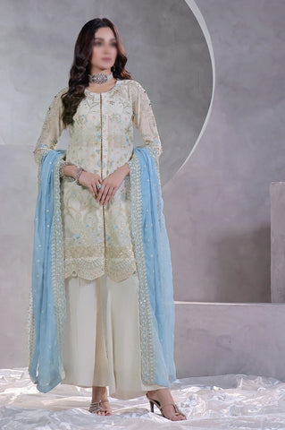 MANAAR LUXURY HANDWORK CHIFFON COLL BY SOGHAT D-01