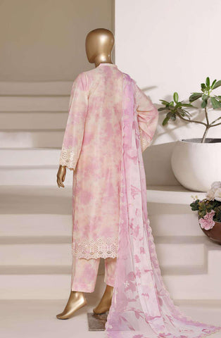 Sadabahar Regal Embroidered Lawn Stitched 3 Piece Suit D-1