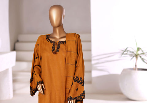 Sadabahar Vybe Emb Dhanak Stitched 3 Piece Suit D-3