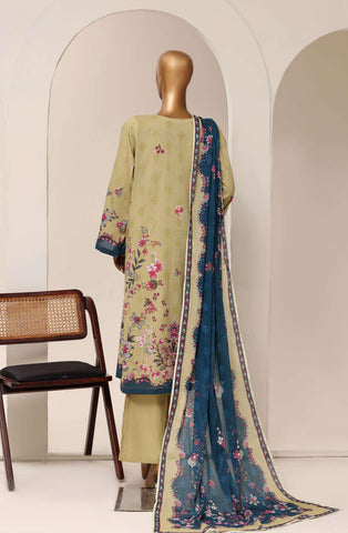 Sadabahar – Printed Lawn | 3 Piece Stitched Suit D-1
