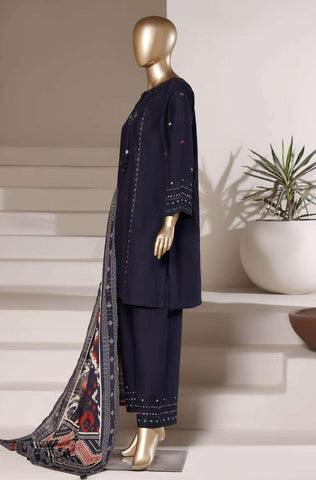 Eclair by Sadabahar | Embroidered Lawn 3 Piece Stitched Suit D-1