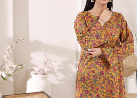 AIZAL | Digital Printed 2 Piece Stitched Lawn Suit D-3