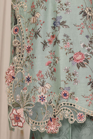 Raya by Sadabahar Collection-2 Embroidered Stitched 3 Piece Suit D-1