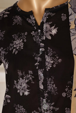 Printed Lawn With Farshi Shalwar Collection By Sadabahar D-05