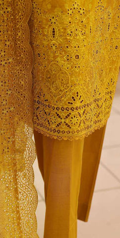 Premium Venice by HZ Textiles | Festive Embroidered 3 Piece Unstitched Lawn Suit D-1