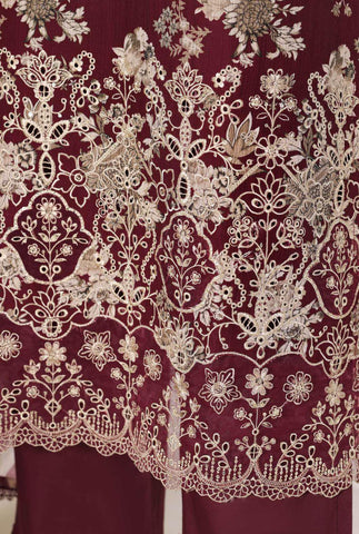 Amyrah by Sadabahar | Embroidered Lawn 3 Piece Stitched Suit D-1