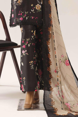 Malika by Sadabahar | Festive Embroidered Lawn 3 Piece Stitched Suit D-1