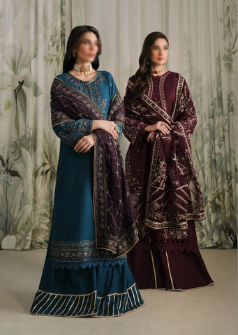 Zarif Luxury Raw Silk Collection:24 D- ZRF-RW-04 LIANA