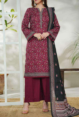 VS DAMAN Exclusive Printed Lawn Unstitched 3 Piece Suit D-29