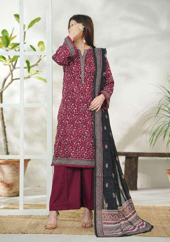 VS DAMAN Exclusive Printed Lawn Unstitched 3 Piece Suit D-29