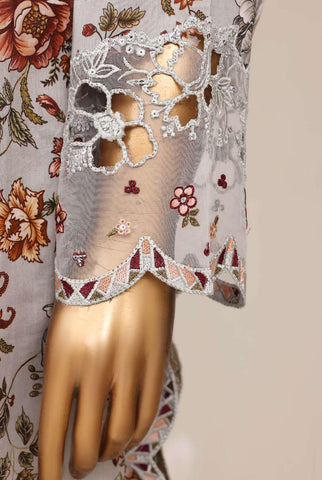 Malika by Sadabahar Vol-4 | Festive Embroidered Lawn 3 Piece Stitched Suit D-4