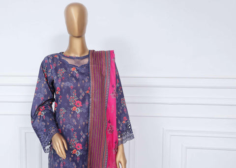 Luxury Cutwork Lawn 3 pcs Ready To Wear Coll-25 Vol-1  D-01