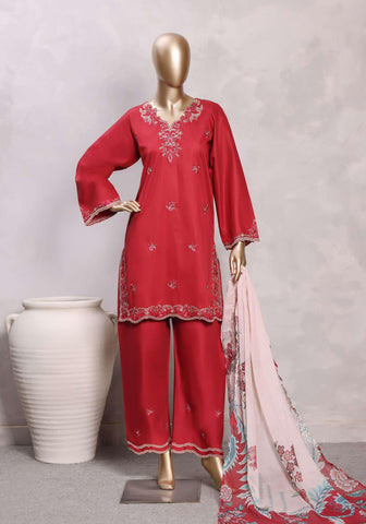 Sadabahar Eclair Embroidered Lawn Stitched 3 Piece Suit D-1