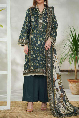 VS DAMAN Exclusive Printed Lawn Unstitched 3 Piece Suit D-30