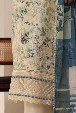 Sadabahar Signature Embroidered Stitched 3 Piece Suit D-1