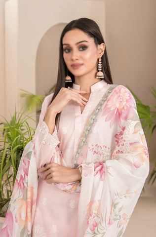 Farwa Embroidered Lawn By Tawakkal D-04