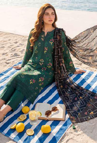 Colors by AlZohaib vol-2 | Digital Printed Lawn 3 Piece Unstitched Suit D-1