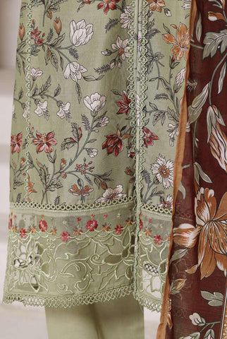 Sadabahar Festive Embroidered Lawn Stitched 3 Piece Suit D-1