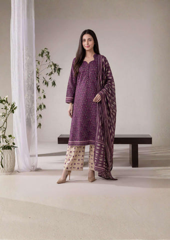 SEFA by Tawakkal Fabrics | 3 Piece Unstitched Rotary Printed Lawn Suit D-2