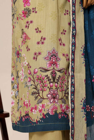 Sadabahar – Printed Lawn | 3 Piece Stitched Suit D-1