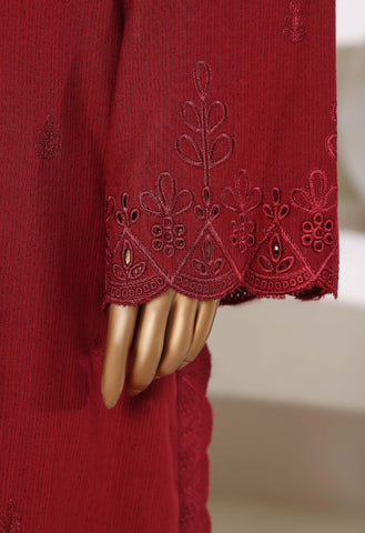 SADABAHAR Luxury Khaddar Karandi with Palachi Shawl 3Pc Stitched D-02