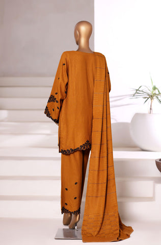 Sadabahar Vybe Emb Dhanak Stitched 3 Piece Suit D-3