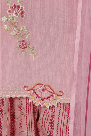 Eclair by Sadabahar | Embroidered Lawn 3 Piece Stitched Suit D-6