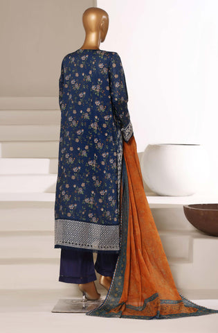 Luxury Lawn Signature  Heavy Embroidered 3 Piece Stitched Suit By Sadabahar D-3