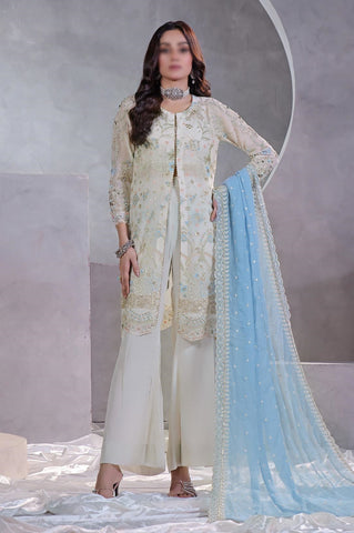 MANAAR LUXURY HANDWORK CHIFFON COLL BY SOGHAT D-01