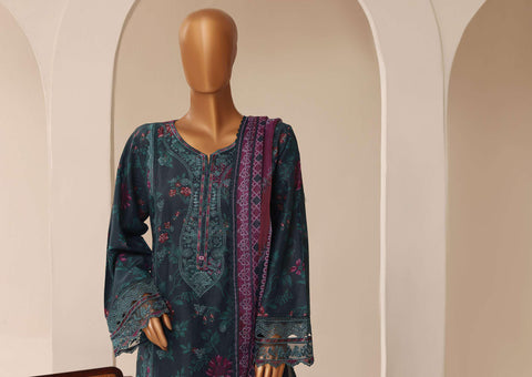 Sadabahar Signature Embroidered Stitched 3 Piece Suit D-2