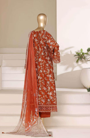 Sadabahar Peplum Embroidered Lawn Stitched 3 Piece Suit D-2