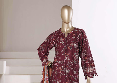 Sadabahar Festive Embroidered Lawn Stitched 3 Piece Suit D-2